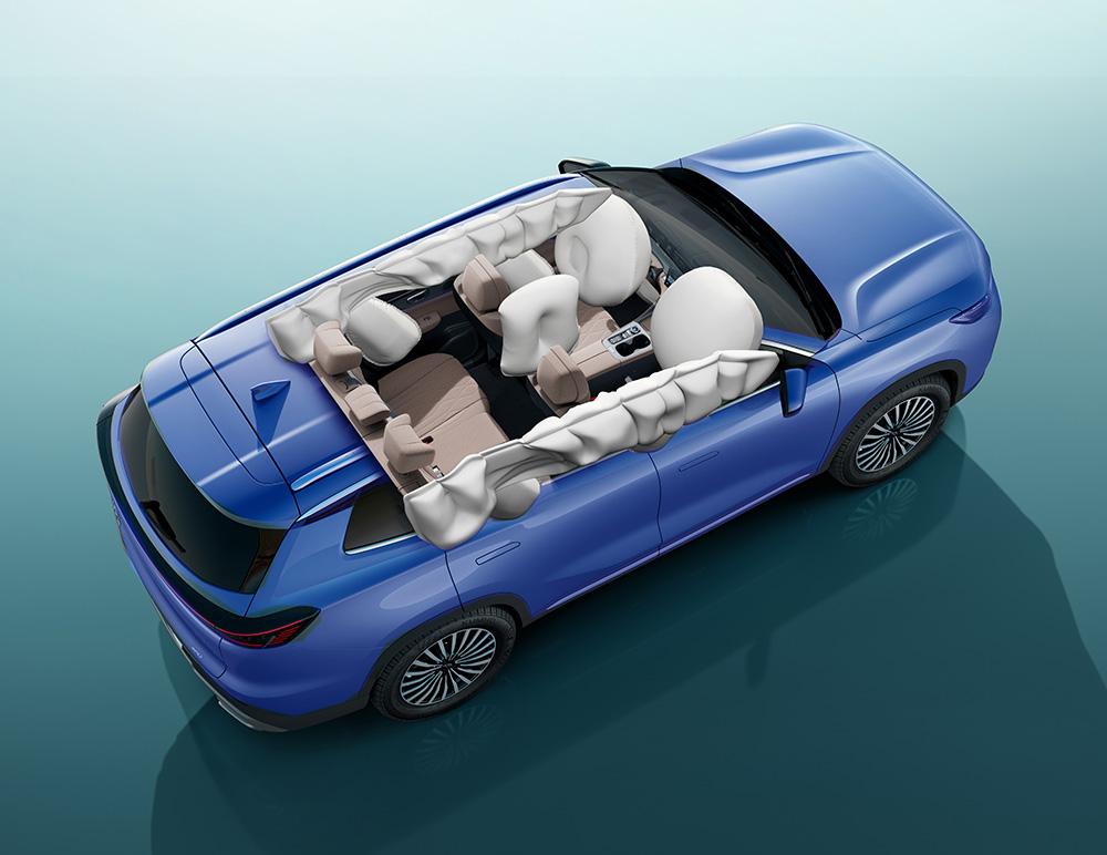 9 Airbags de protección integral